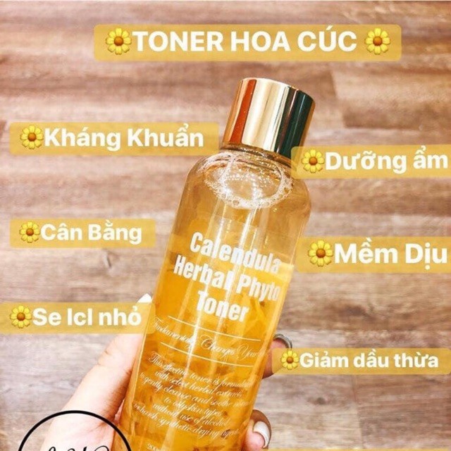 Nước Hoa Hồng Hoa Cúc SNO Calendula Herbal Phyto Toner